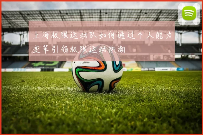 上海极限运动队如何通过个人能力变革引领极限运动热潮